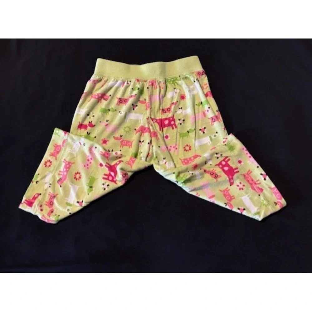 LL Bean adorable dog themed PJ set  girls size 5-6